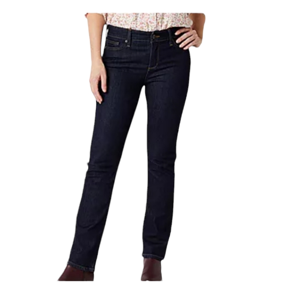 St Johns Bay Straight leg Dark Wash blue jeans